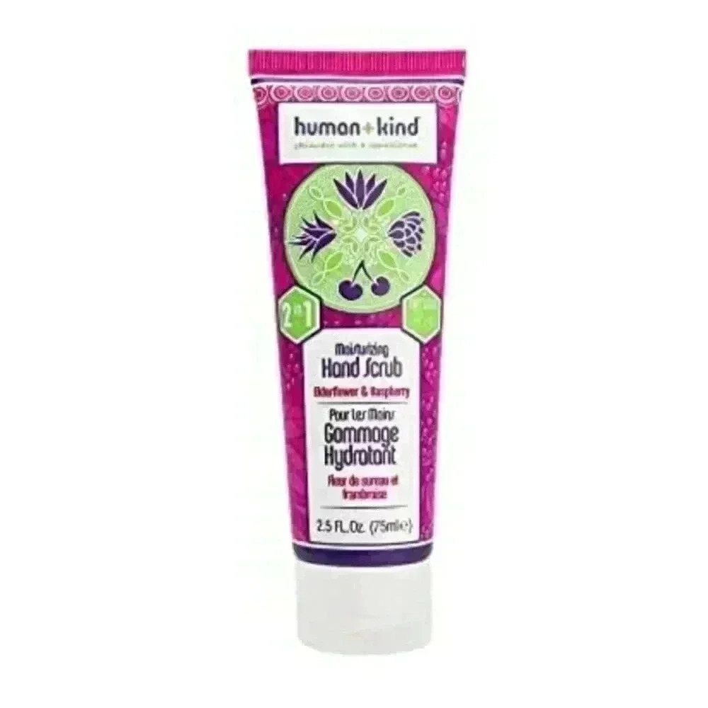 Human+Kind - Elderflower and Raspberry Hand Scrub - Softening Treatment